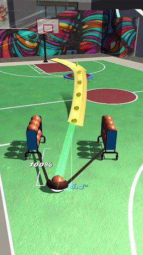 Slingshot Basketball! - Gameplay image of android game