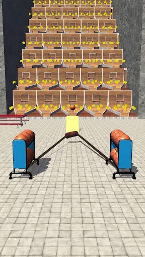 Slingshot Basketball! - Gameplay image of android game