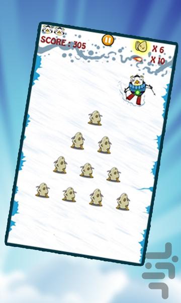 Penguin Rush - Gameplay image of android game