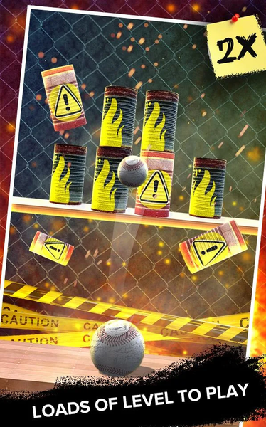 Hit & Knockdown Can Ball Shoot - عکس بازی موبایلی اندروید