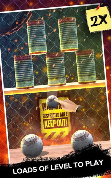 Hit & Knockdown Can Ball Shoot - عکس بازی موبایلی اندروید