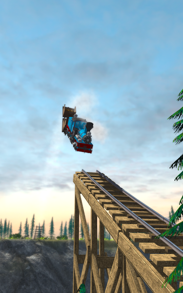 Slingshot Train - Gameplay image of android game
