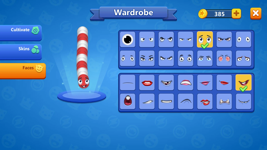 Snake War: Hungry Worm.io Game - Gameplay image of android game