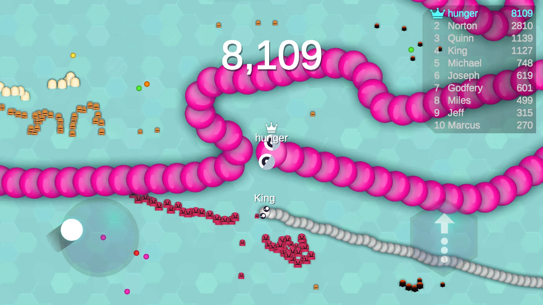 Snack Snake.io-Snake .io Game - Gameplay image of android game