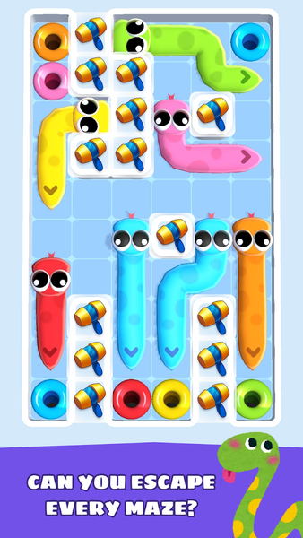 Slither Out: Snake Puzzle - Gameplay image of android game