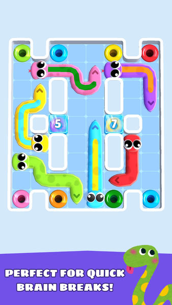 Slither Out: Snake Puzzle - Gameplay image of android game