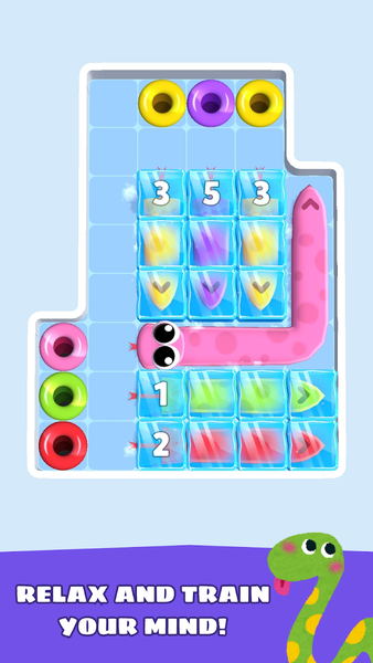 Slither Out: Snake Puzzle - Gameplay image of android game
