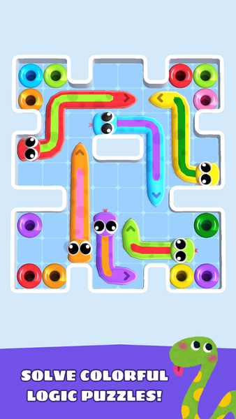 Slither Out: Snake Puzzle - عکس بازی موبایلی اندروید