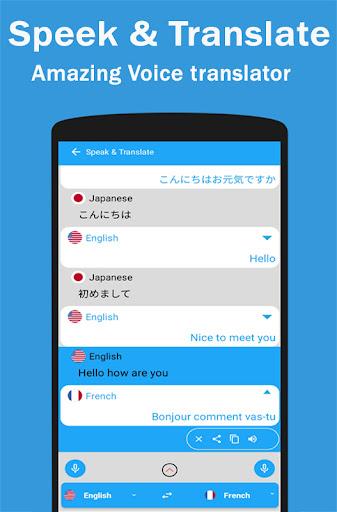 Speak & Translate – Translator - Image screenshot of android app