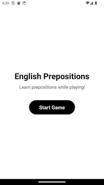 Learn English - Prepositions - Gameplay image of android game
