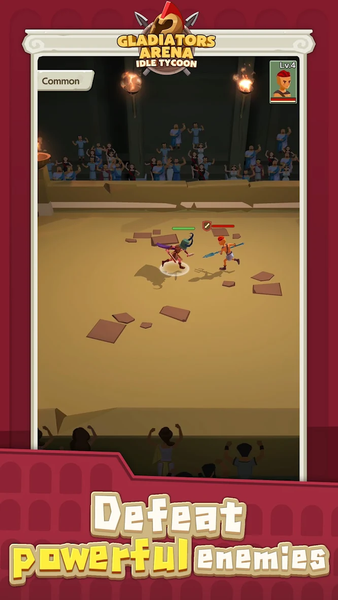 Gladiators Arena: Idle Tycoon - Gameplay image of android game