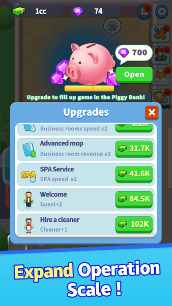 My Mini Hotel: Idle Game - عکس برنامه موبایلی اندروید