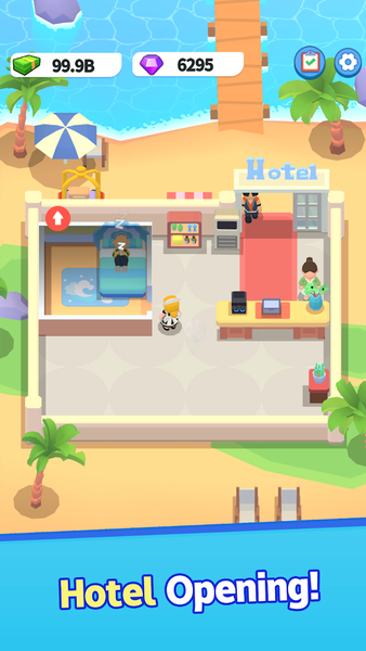 My Mini Hotel: Idle Game - عکس برنامه موبایلی اندروید