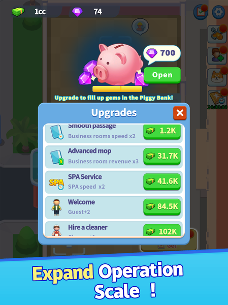 My Mini Hotel: Idle Game - عکس برنامه موبایلی اندروید