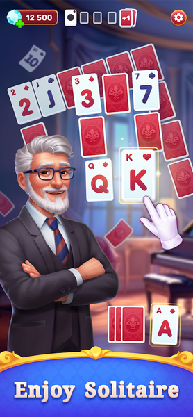 Solitaire Card & Luxury Design - عکس برنامه موبایلی اندروید