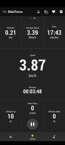 BikeTrace - Cycling Computer - عکس برنامه موبایلی اندروید