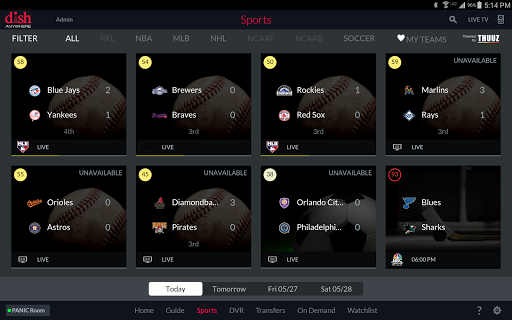 DISH Anywhere - عکس برنامه موبایلی اندروید
