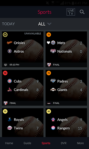 DISH Anywhere - عکس برنامه موبایلی اندروید