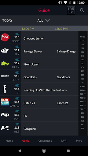 DISH Anywhere - عکس برنامه موبایلی اندروید