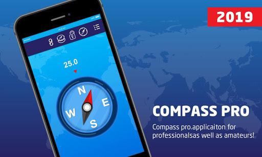 Digital Smart Compass 360 Pro - Image screenshot of android app