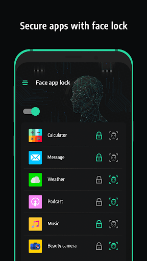 Applock with Face - عکس برنامه موبایلی اندروید