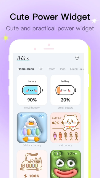 Mico - Widget & Wallpaper - عکس برنامه موبایلی اندروید