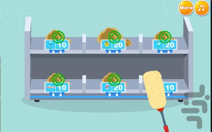 بازی سوپر مارکت پاندا - Gameplay image of android game