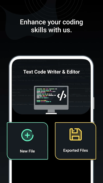 Text Code Writer & Editor - عکس برنامه موبایلی اندروید