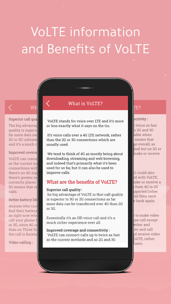 ۵G / ۴G Volte Testing - عکس برنامه موبایلی اندروید