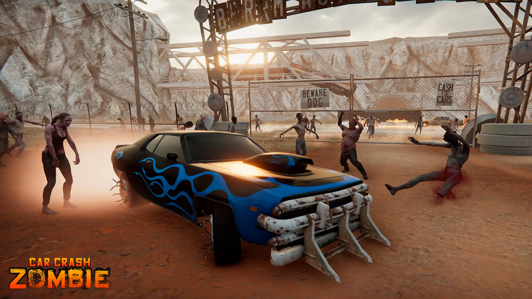 Zombie Car Crash : Drift Zone - عکس بازی موبایلی اندروید