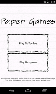 Paper Games Game for Android - Download