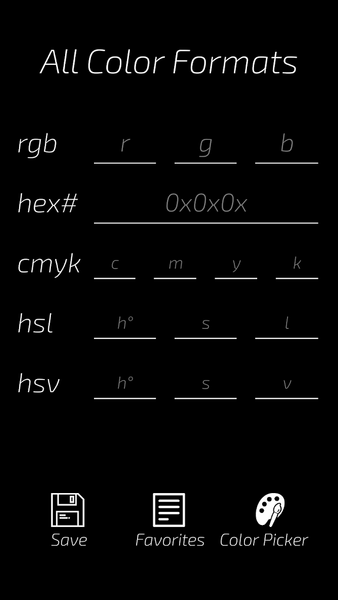 Color Converter - Image screenshot of android app