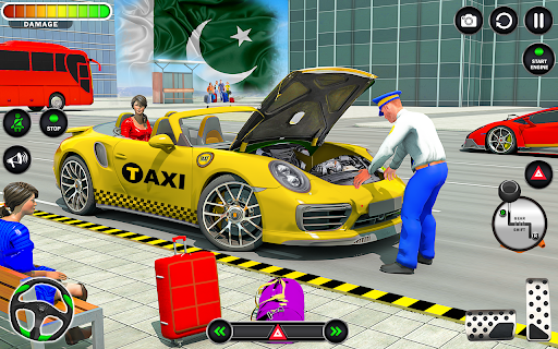 Cab Simulator Passenger Game - Gameplay image of android game