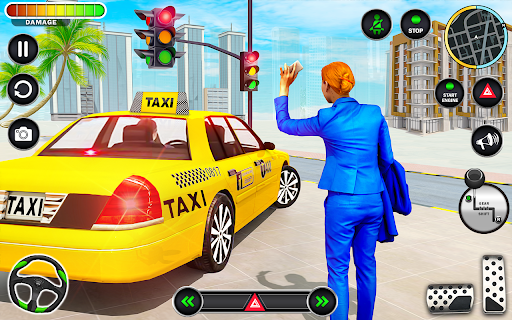 Cab Simulator Passenger Game - Gameplay image of android game