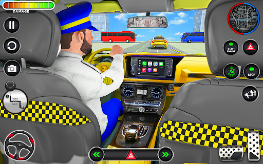 Taxi Game: Car Driving School - عکس بازی موبایلی اندروید