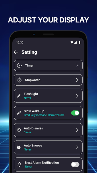 Smart Clock, Digital Clock LED - عکس برنامه موبایلی اندروید