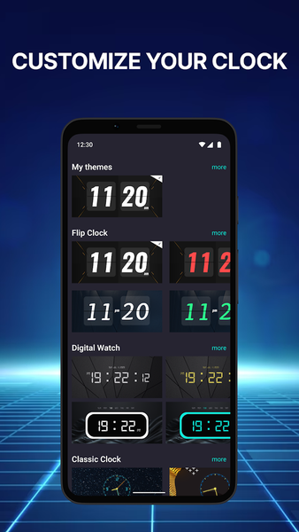 Smart Clock, Digital Clock LED - عکس برنامه موبایلی اندروید