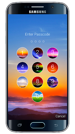 Keypad Lock Screen - Image screenshot of android app