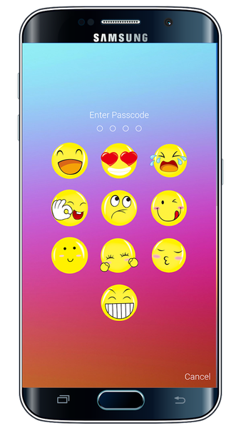 Emoji Keypad Lock Screen - Image screenshot of android app