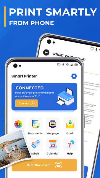 Smart Printer app and Scanner - عکس برنامه موبایلی اندروید