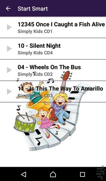 Children's Music, Songs and Stories - Image screenshot of android app