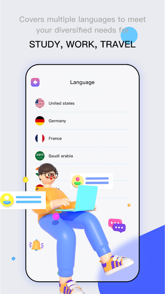 Lexi Link - Translator - عکس برنامه موبایلی اندروید