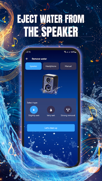 Water Remover: Speaker Cleaner - Image screenshot of android app