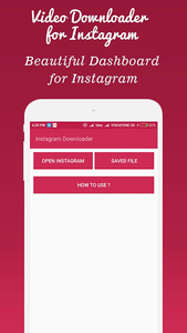 Video Downloader for Instagram - دریافت ویدیو و عکس از اینستاگرام - عکس برنامه موبایلی اندروید