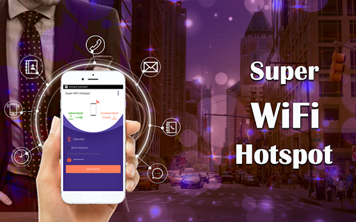 Super Wifi Hotspot: Net share - عکس برنامه موبایلی اندروید
