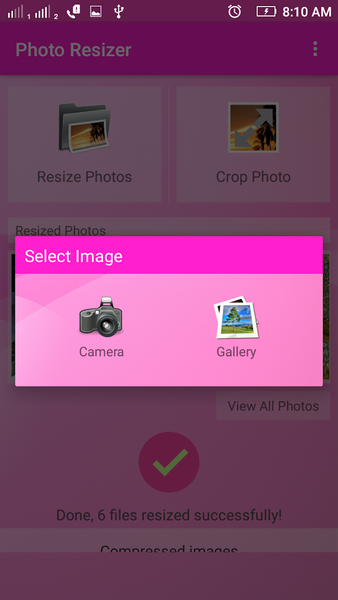 Photo Resizer - Image screenshot of android app