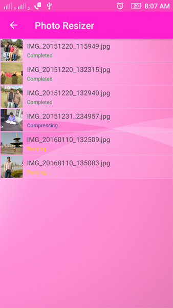 Photo Resizer - Image screenshot of android app