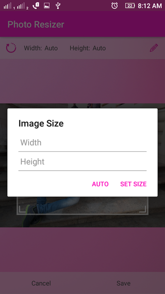 Photo Resizer - Image screenshot of android app