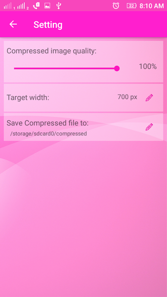 Photo Resizer - Image screenshot of android app