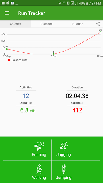Run Tracker - Image screenshot of android app